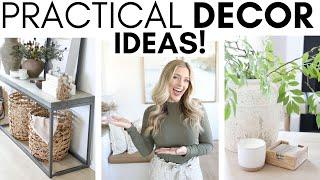 PRACTICAL DECORATING IDEAS || HOME DECOR INSPIRATION || DECORATING ON A BUDGET