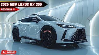 The New 2025 Lexus RX 350 Redesign: The Evolution of Luxury!