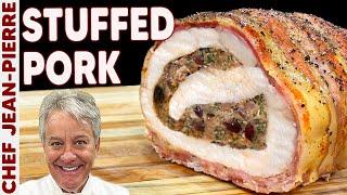 The Ultimate Pork Dinner! Stuffed Pork Loin | Chef Jean-Pierre