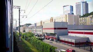На север с ВЛ40 | Участок Киев - Нежин из окна поезда (часть 1) + БОНУС: объявления поездов