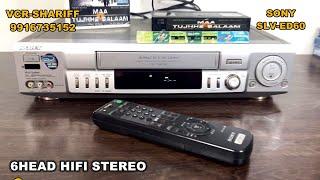 # SONY SLV ED60 6HEAD HIFI STEREO NEW CONDITION VCR SOLD OUT FROM #BANGLORE TO #HARYANA