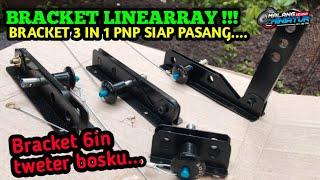 Pemasangan Bracket Line array 6in | custom alumunium !!!