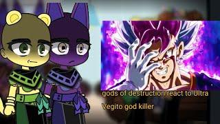 gods of destruction react to Utra Vegito god kiler(+Extras)