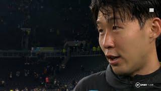 Son praises the fight shown by Spurs to recover a two goal deficit against Man Utd