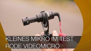 Rode VideoMicro I Kleines Mikro im Test