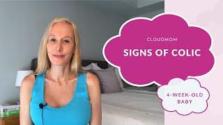 4 Week Old Baby: Signs of Colic | Subt. ENG/ FR/ ES/ ZHO_CN | CloudMom