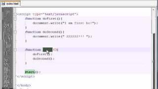 Beginner JavaScript Tutorial - 10 - Calling a Function From Another Function