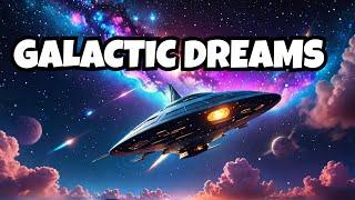 2 Hour Spaceship Sleep Video White Noise Flying Through Space #Livestream