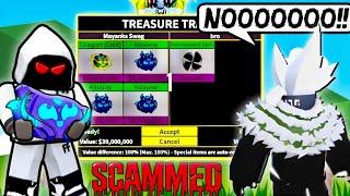 I GOT  * SCAMMED * ON BLOX FRUITS OFFICIAL DISCORD SERVER + EXPOSING SERVER REALITY | #bloxfruits