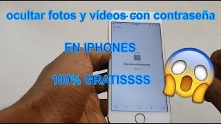 Ocultar FOTOS & VÍDEOS CON CONTRASEÑA en todos los iphone. 2019-2020 100% GRATI