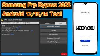 Boom !!! Samsung Galaxy Frp Bypass Without T/P 2025  Android 12-13-14 New Security 100% Solution