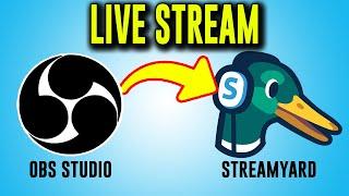 How to Setup OBS Virtual Camera For Streamyard!