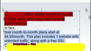 DreamHost –  Most Affordable Month-to-Month Hosting Plan