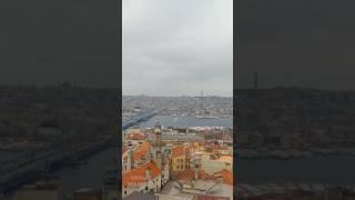  Top of Galata tower/Best view of Istanbul bosphorus #istanbul #bosphorusview #istanbulcity4k