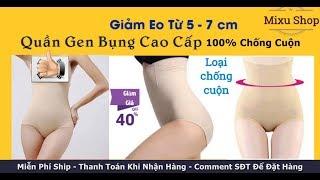 Quần gen nịt bụng 100% chống cuộn Hàn Quốc gom eo giảm mỡ bụng