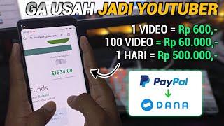 Tanpa Install Aplikasi! Nonton Youtube Dibayar Dollar - Cara Menghasilkan Uang Dari Internet