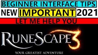 Runescape 3 Beginners Interface Guide Tips for New players 2021 rs3