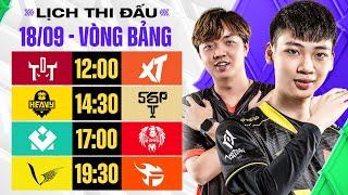 TDT VS XT I HEV VS SGP I MDH VS HQ I FL VS VGM - ĐTDV  MÙA ĐÔNG 2022 - VÒNG BẢNG 18/09