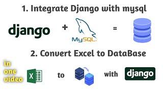 how to convert excel to mysql | how to use django with mysql | django import export