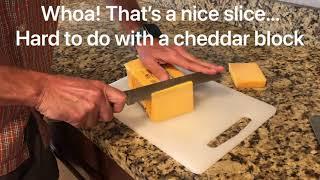 Don’t ruin your block of cheese. Worlds BEST slicing method