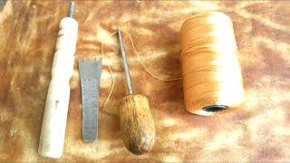 صنع أدوات خياطة الجلود   Making leather sewing tools