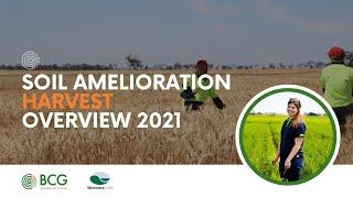 Wimmera CMA Soil Amelioration- Harvest Overview 2021