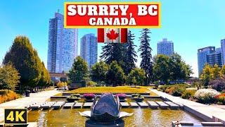 SURREY British Columbia CANADA, 4K Walking Tour