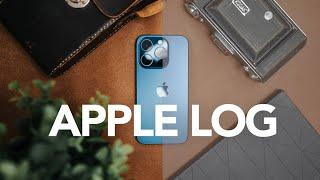 What is Apple Log and How to Color Grade It?