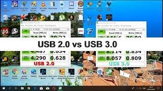 USB 2 0 vs USB 3 0 тест скорости