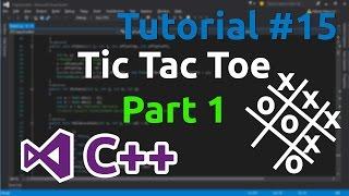 C++ Tutorial 15 - Making simple Tic Tac Toe game (Part 1)