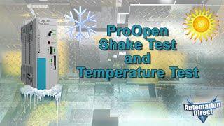ProductivityOpen Shake Test and Temperature Test from AutomationDirect