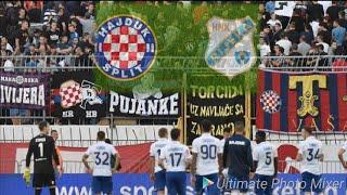 HAJDUK vs RIJEKA ( sazetak utakmice uz navijanje ) - PES 2020 PS4