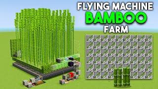 FLYING MACHINE BAMBOO FARM MINECRAFT BEDROCK 1.21 (MCPE/XBOX/CONOSLE/PS4/NINTENDO SWITCH) ||