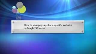 How to allow pop-ups for a specific website in Google  Chrome