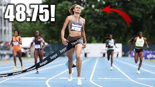 Sydney McLaughlin Just Brought The Smoke!