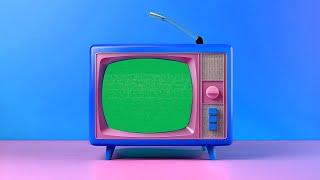 I Made a Retro TV with Green Screen Effects