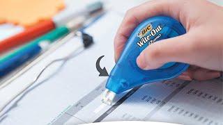 BIC Wite Out Brand EZ Correct Correction Tape Review - How Effective Is It? [2023]