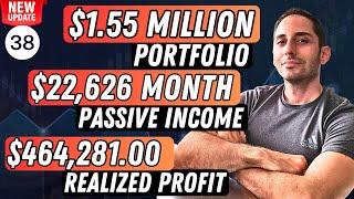 My $1.55 Million Stock Portfolio Unveiled | $22,626/Month Passive Income - Monthly UPDATE #38