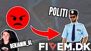 BENJAMIN_GL GÅR AMOK PÅ BETJENT! | FiveM Highlights