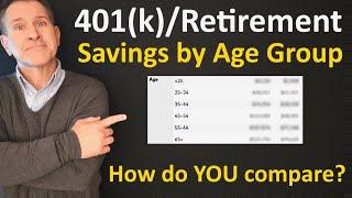 Average Retirement / 401(k) Savings By Age in 2024 - How do YOU compare?