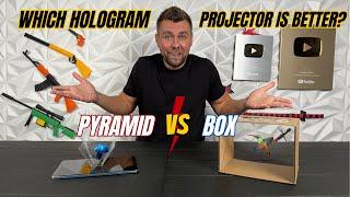 DIY Hologram Projector: Pyramid vs Box – Which is Better? | Easy 3D Hologram Tutorial