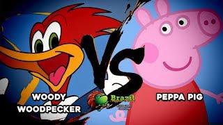 Epic Cartoon Crossover - Woody Woodpecker vs Peppa Pig