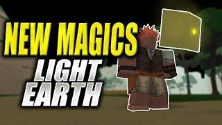 ALL NEW MAGICS! LIGHT & EARTH MAGIC in Clover Online Roblox | iBeMaine