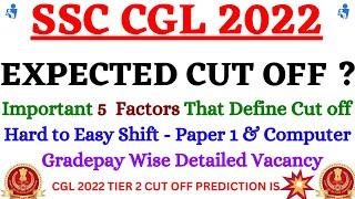 SSC CGL 2022 TIER 2 EXPECTED CUT OFF ?