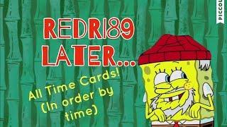 All Spongebob Time cards in order (by time)