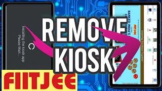 How to remove kiosk app || How to restore fiitjee tab 100% working 