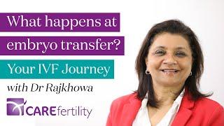 IVF: What happens at embryo transfer? - Your Fertility Journey | CARE Fertility
