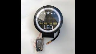 Светодиодная фара LED 40W c дхо 9-32V