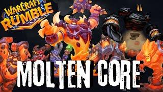 Warcraft Rumble Raid : Molten Core all bosses ( With Random Players ) | Season 11