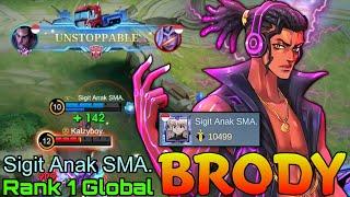 Monster Brody 10K+ Hero Power - Top 1 Global Brody by Sigit Anak SMA. - Mobile Legends
